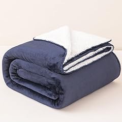 Sherpa fleece blanket for sale  Delivered anywhere in UK