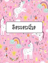 Samantha unicorn notebook for sale  Delivered anywhere in UK