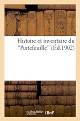 Histoire inventaire portefeuil d'occasion  Livré partout en France