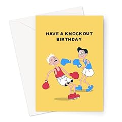 Knockout birthday greeting for sale  Delivered anywhere in Ireland