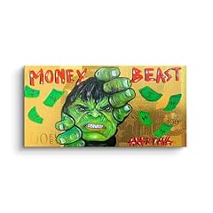 Canvas picture money for sale  Delivered anywhere in UK