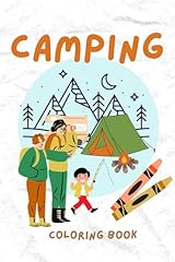 Camping coloring book usato  Spedito ovunque in Italia 