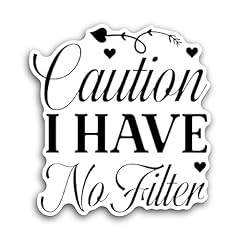 Caution filter decal for sale  Delivered anywhere in USA 