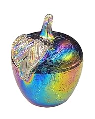 Iridescent glass apple for sale  Delivered anywhere in UK