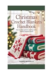 Christmas crochet blankets for sale  Delivered anywhere in UK