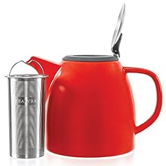 Tealyra - Drago Ceramic Teapot in Red - 37-Ounce (4-6 for sale  Delivered anywhere in UK