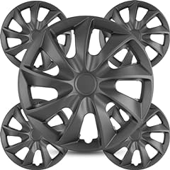 Universal hubcaps black for sale  Delivered anywhere in USA 
