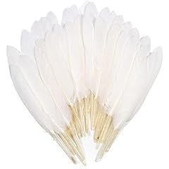 Feelfunfeather 120pcs white for sale  Delivered anywhere in USA 