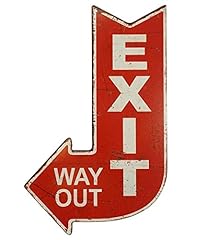 Blechschild exit way gebraucht kaufen  Wird an jeden Ort in Deutschland