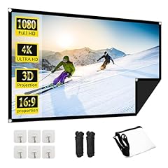 Inch projector screen for sale  Delivered anywhere in USA 