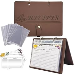 Recipe binder plastic for sale  Delivered anywhere in USA 