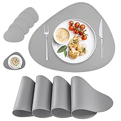 Leather placemats set for sale  Delivered anywhere in USA 
