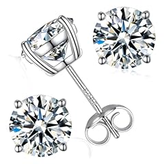 Moissanite stud earrings for sale  Delivered anywhere in USA 
