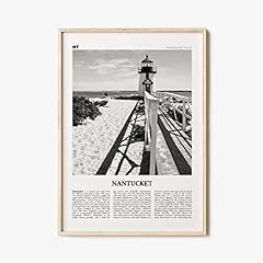 Nantucket print black for sale  Delivered anywhere in USA 