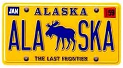 Alaska metal license for sale  Delivered anywhere in USA 