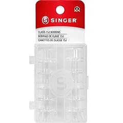 SINGER 06543 Class 15J Bobbins, Transparent, 12-Count for sale  Delivered anywhere in USA 