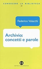 Archivio concetti parole usato  Spedito ovunque in Italia 