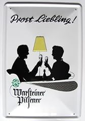 Brauerei warsteiner blechschil gebraucht kaufen  Wird an jeden Ort in Deutschland
