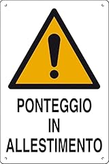 10pz cartello ponteggio usato  Spedito ovunque in Italia 