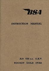 Instruction manual bsa for sale  Delivered anywhere in Ireland