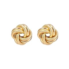 Gold knot stud for sale  Delivered anywhere in USA 