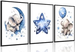 3pcs blue nursery for sale  Delivered anywhere in USA 
