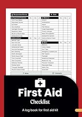 First aid checklist for sale  Delivered anywhere in UK