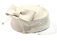 Pillbox hat fascinator for sale  Delivered anywhere in UK