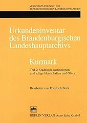 Urkundeninventar brandenburgis gebraucht kaufen  Wird an jeden Ort in Deutschland