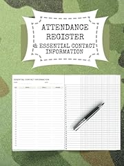 Attendance register scouts for sale  Delivered anywhere in UK