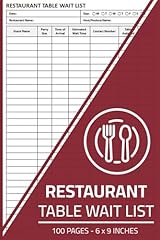 Restaurant table wait for sale  Delivered anywhere in UK