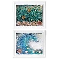 Sea glass art for sale  Delivered anywhere in UK