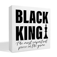 Black king decor for sale  Delivered anywhere in UK