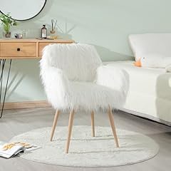 White faux fur for sale  Delivered anywhere in USA 