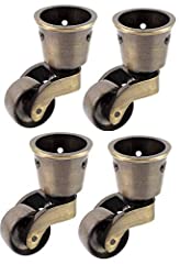 Solid brass castors for sale  Delivered anywhere in Ireland