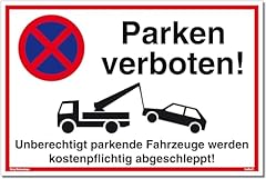 Schild parken verboten gebraucht kaufen  Wird an jeden Ort in Deutschland