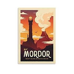 Poster toile mordor d'occasion  Livré partout en France