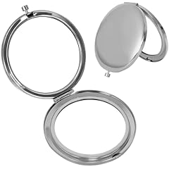 Silver compact double for sale  Delivered anywhere in UK