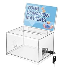 Polmart clear donation for sale  Delivered anywhere in USA 