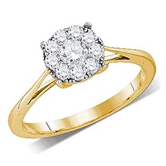 Diamond deal 14kt for sale  Delivered anywhere in USA 