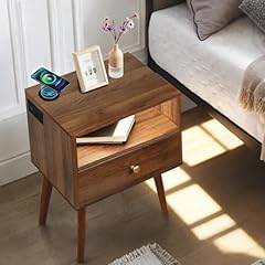 Wood nightstand wireless for sale  Delivered anywhere in USA 