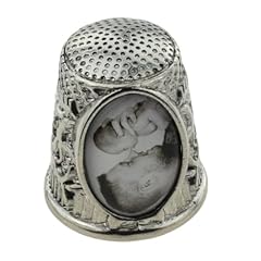 Personalised silver thimble for sale  Delivered anywhere in UK