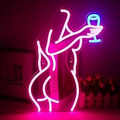 Lady back neon for sale  Delivered anywhere in Ireland