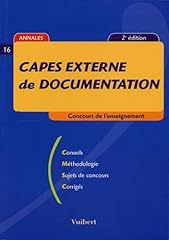 Capes documentation numéro d'occasion  Livré partout en France