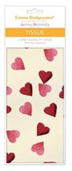 Emma Bridgewater Hearts Printed Tissue Wrapping Paper, used for sale  Delivered anywhere in UK