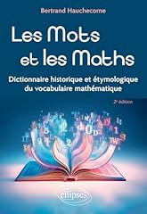 Mots maths dictionnaire d'occasion  Livré partout en France