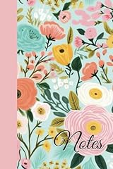 Notes floral notebook for sale  Delivered anywhere in UK