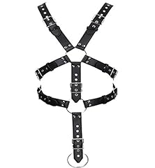 Leather Harness Men Leather Body Chest Half Harness, used for sale  Delivered anywhere in USA 