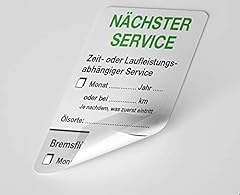 Kfz service aufkleber gebraucht kaufen  Wird an jeden Ort in Deutschland