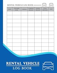 Rental vehicle log for sale  Delivered anywhere in UK